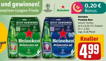 REWE HEINEKEN Premium Beer tilbud