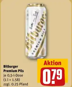 REWE Bitburger Premium Pils tilbud