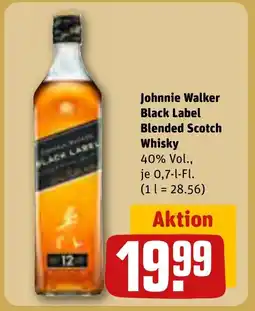 REWE Johnnie Walker Black Label Blended Scotch Whisky tilbud