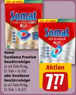 REWE SOMAT Excellence Premium Geschirrreiniger tilbud