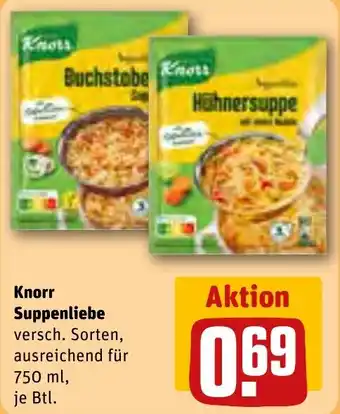 REWE KNORR Suppenliebe tilbud