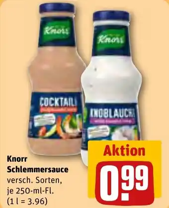 REWE KNORR Schlemmersauce tilbud