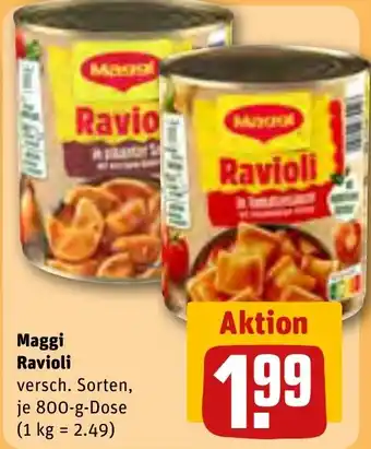 REWE MAGGI Ravioli tilbud