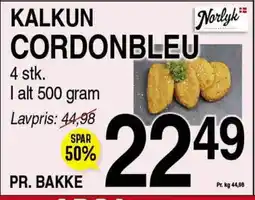 ABC Lavpris KALKUN CORDONBLEU tilbud