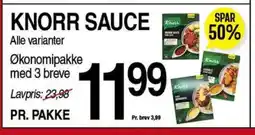 ABC Lavpris KNORR SAUCE tilbud