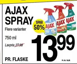 ABC Lavpris AJAX SPRAY tilbud