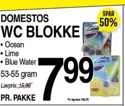 ABC Lavpris DOMESTOS WC BLOKKE tilbud