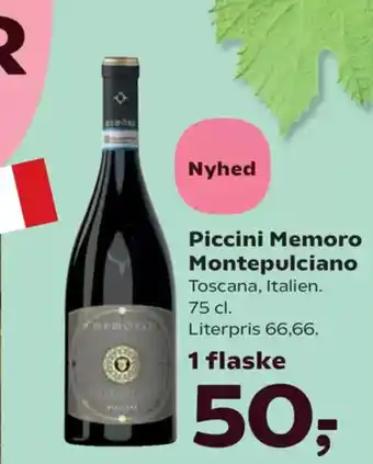 Kvickly Piccini Memoro Montepulciano tilbud