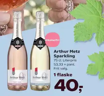 Kvickly Arthur Metz Sparkling tilbud