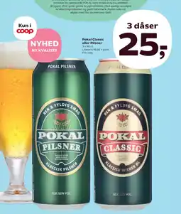 Kvickly Pokal Classic eller Pilsner tilbud