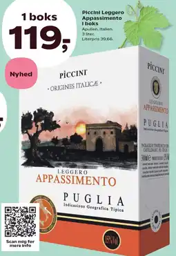 Kvickly Piccini Leggero Appassimento tilbud