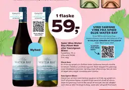 Kvickly Spier Blue Water Bay Pinot Noir eller Sauvignon Blanc tilbud