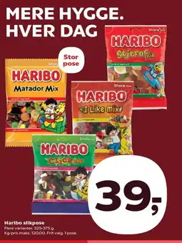 Kvickly Haribo slikpose tilbud