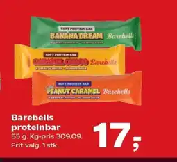 Kvickly Barebells proteinbar tilbud