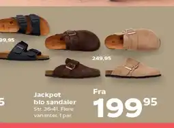 Kvickly Jackpot bio sandaler tilbud