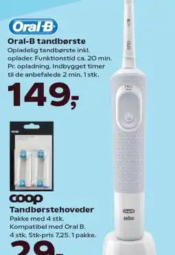 Kvickly Oral-B tandbørste tilbud