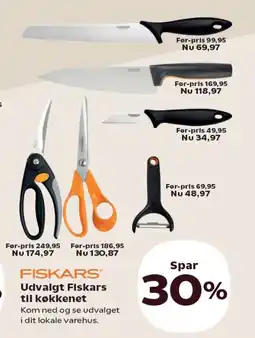 Kvickly Udvalgt Fiskars tilbud