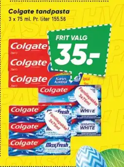 Bilka Colgate tandpasta tilbud