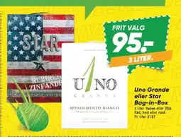 Bilka Uno Grande eller Star Bag-in-Box tilbud