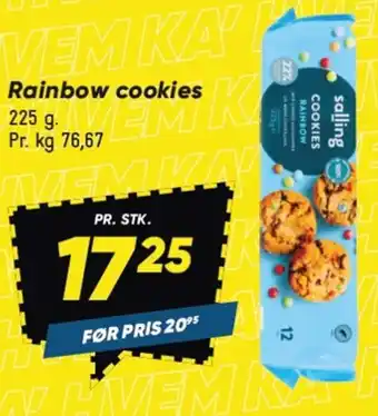 Bilka Rainbow cookies tilbud