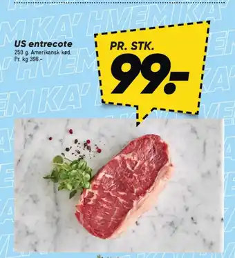 Bilka US entrecote tilbud