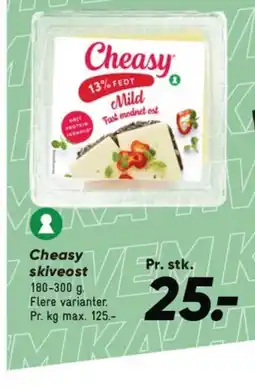 Bilka Cheasy skiveost tilbud