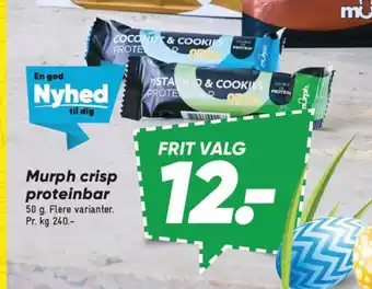 Bilka Murph crisp proteinbar tilbud