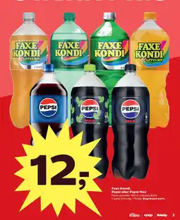 SuperBrugsen Faxe Kondi, Pepsi eller Pepsi Max tilbud