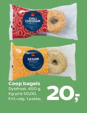 SuperBrugsen Coop bagels tilbud