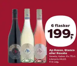 SuperBrugsen Ap Rosso, Bianco eller Rosato tilbud