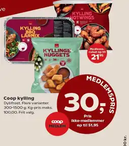 SuperBrugsen Coop kylling tilbud