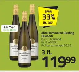 Fleggaard Abtei Himmerod Riesling Feinherb tilbud