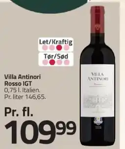 Fleggaard Villa Antinori Rosso IGT tilbud