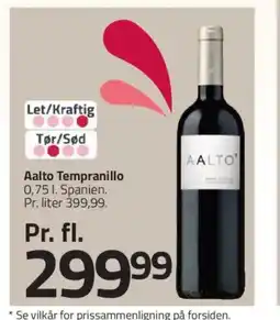 Fleggaard Aalto Tempranillo tilbud