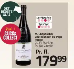 Fleggaard M. Chapourtier Châteauneuf-du-Pape Rouge tilbud