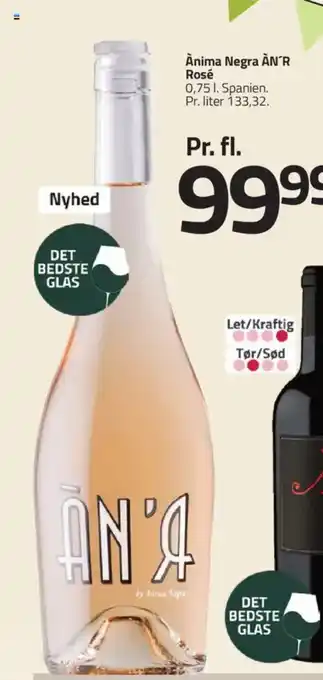 Fleggaard Ànima Negra ÀN´R Rosé tilbud