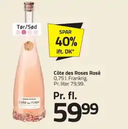 Fleggaard Côte des Roses Rosé tilbud