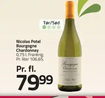 Fleggaard Nicolas Potel Bourgogne Chardonnay tilbud