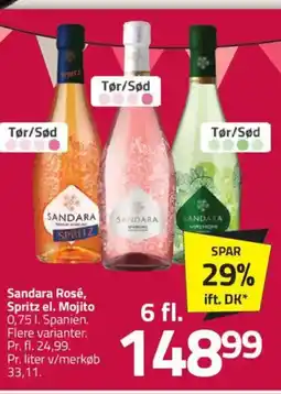 Fleggaard Sandara Rosé, Spritz el. Mojito tilbud