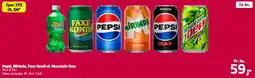 Fleggaard Pepsi, Mirinda, Faxe Kondi el. Mountain Dew tilbud