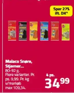 Fleggaard Malaco Snøre, Stjerner.... tilbud