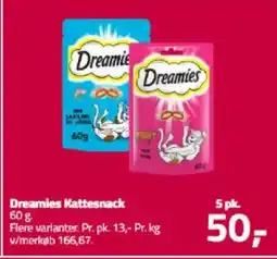 Fleggaard Dreamies Kattesnack tilbud