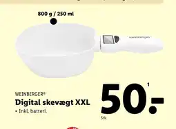 Lidl WEINBERGER® Digital skevægt XXL tilbud