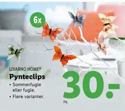 Lidl LIVARNO HOMEⓇ Pynteclips • Sommerfugle tilbud