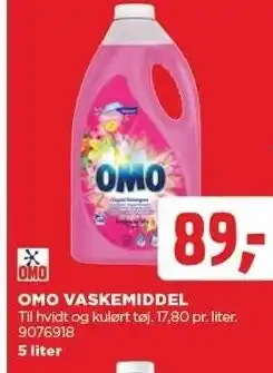 jem & fix OMO VASKEMIDDEL tilbud