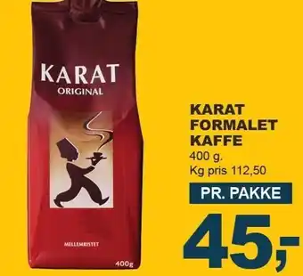 Let-Køb KARAT FORMALET KAFFE tilbud