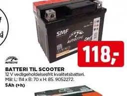 jem & fix BATTERI TIL SCOOTER tilbud