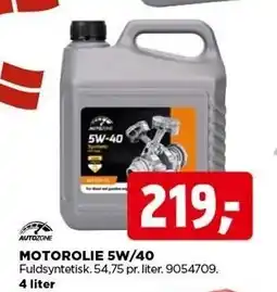 jem & fix MOTOROLIE 5W/40 tilbud