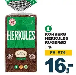 Let-Køb KOHBERG HERKULES RUGBRØD tilbud