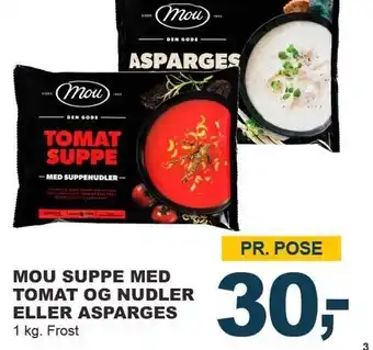 Let-Køb MOU SUPPE MED TOMAT OG NUDLER ELLER ASPARGES tilbud